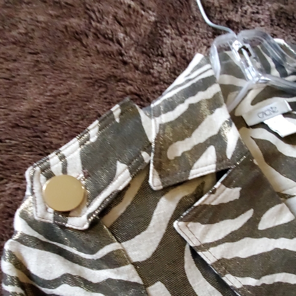 Cache Metallic Safari Jacket - Picture 7 of 8
